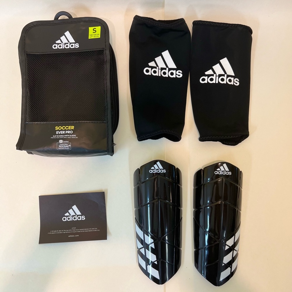 Adidas Soccer Ever Pro Slip In Shield With Sleeve Shin Guard S